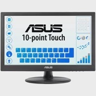 ASUS Monitor 15,6" VT169HE, FHD, IPS, touchscreen, HDMI, D-Sub, crni
